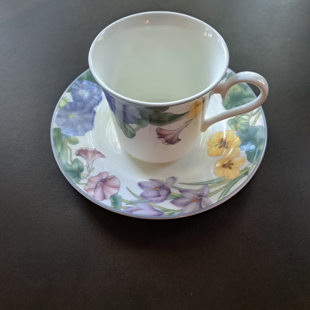 Mikasa Spring Legacy Cup And Saucer Set Of Two